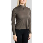 Montar Shirt MoEkta Jacquard Pattern Golden Quartz Long Sleeves Forest Green