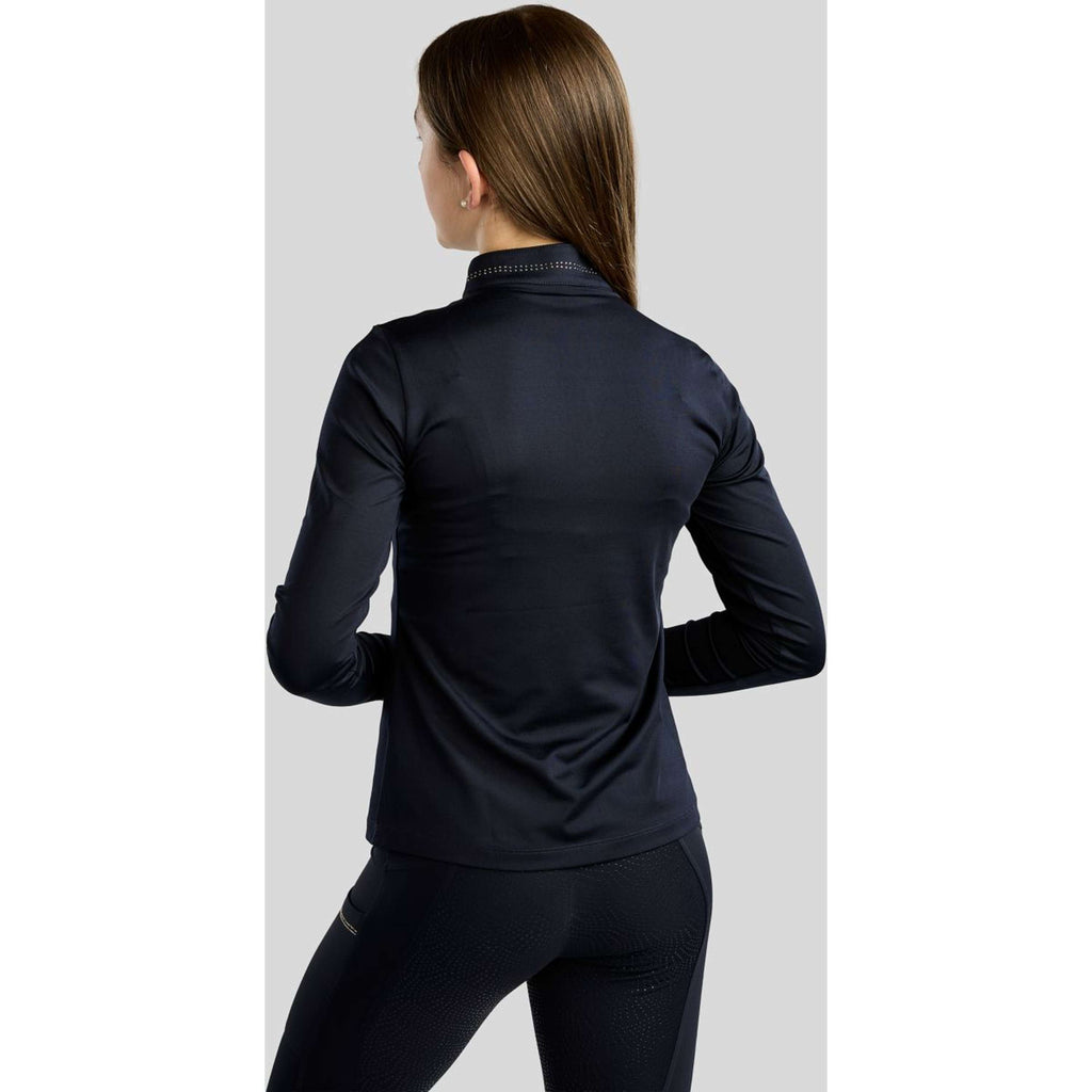 Montar Shirt MoEverline Golden Quartz Crystals Kids Long Sleeves Navy