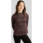 Montar Shirt MoEverline Golden Quartz Crystals Kids Long Sleeves Black Peony