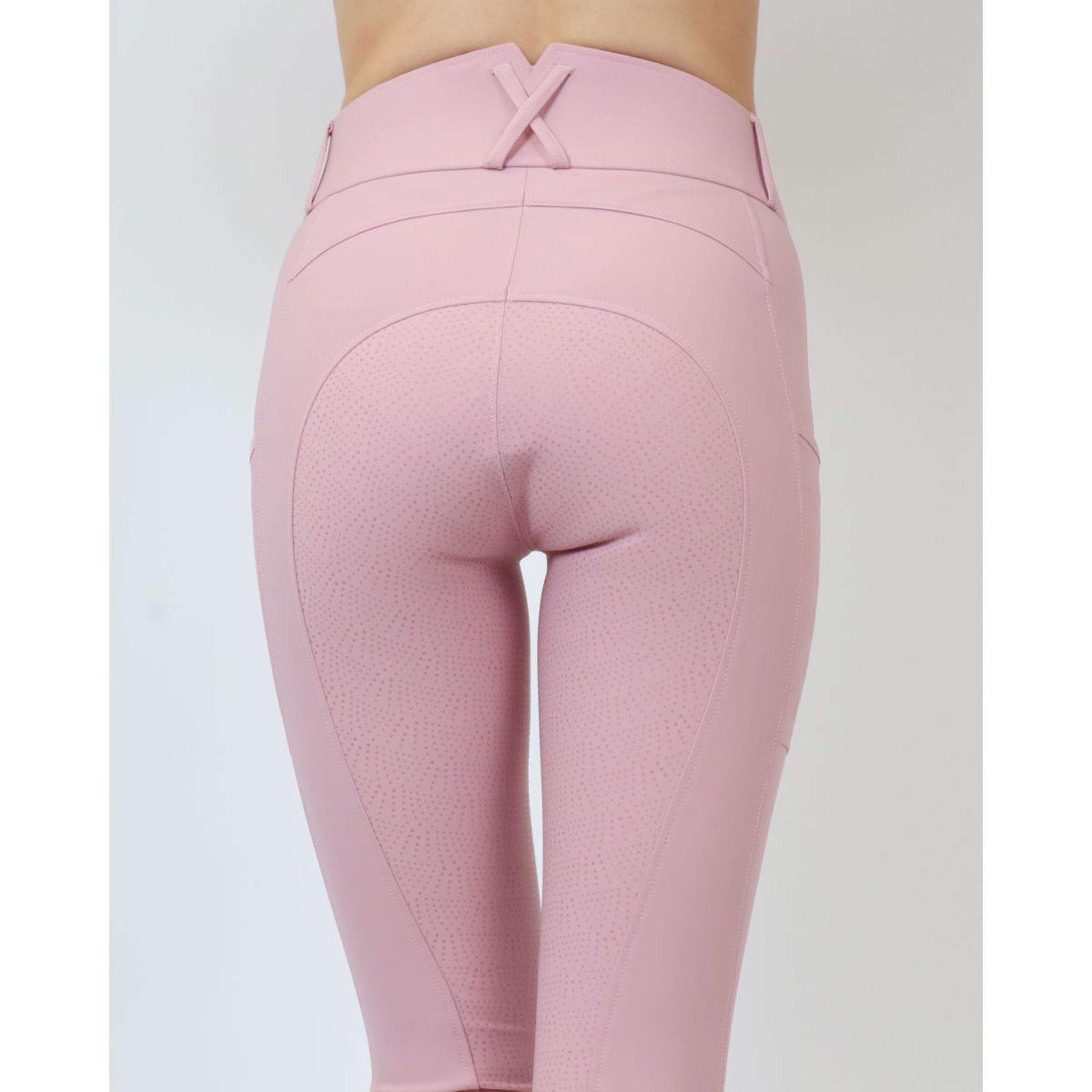 Rebel Breeches Highwaist Thigh Pocket Full Grip Pink