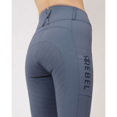 Rebel Breeches Highwaist Thigh Pocket Full Grip Dove Blue