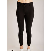 Rebel Breeches Tone in Tone Knee Grip Black