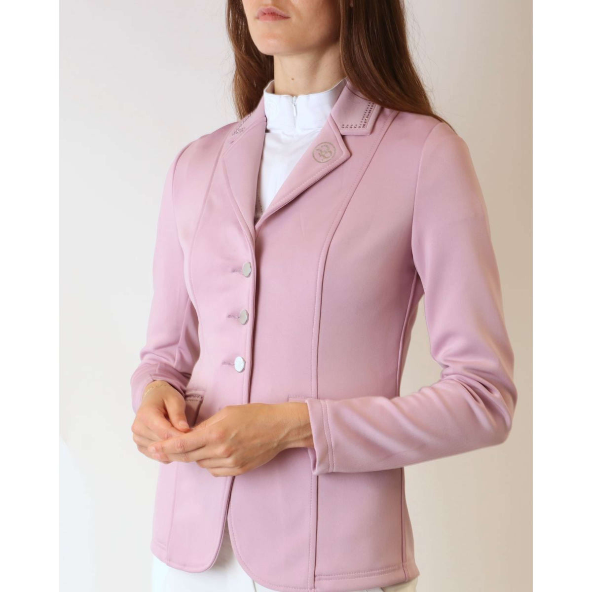 Rebel Competition Jacket Tone In Tone Pink