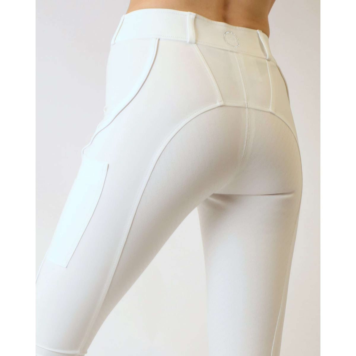 Rebel Breeches Piping White