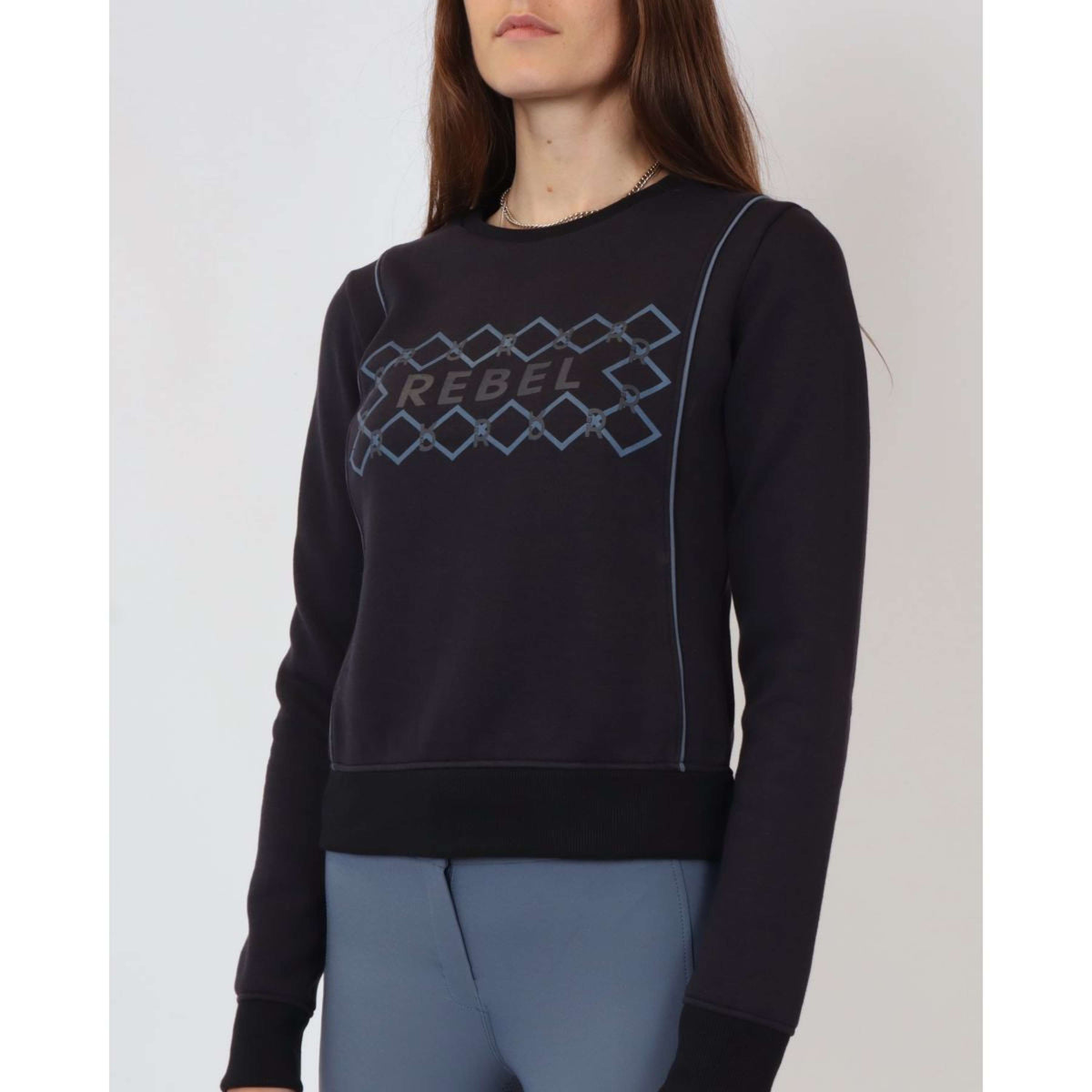 Rebel Sweater AO Printed Navy