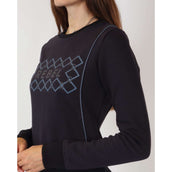 Rebel Sweater AO Printed Navy