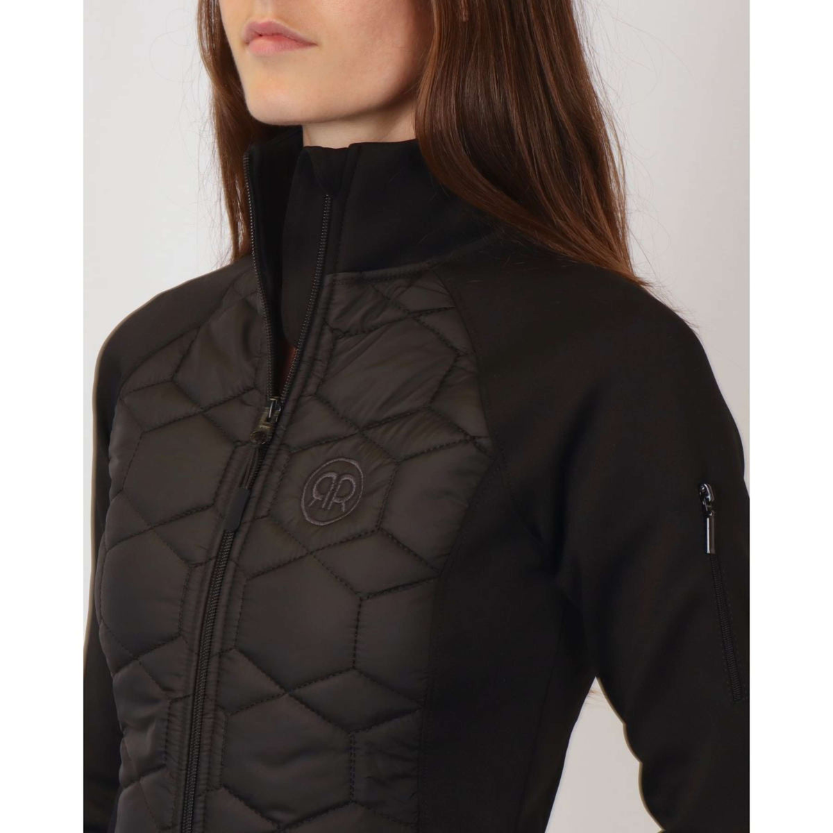 Rebel Jacket Cube Quilted Hybrid Black