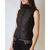 Rebel Bodywarmer Cube Quilted Hybrid Black