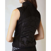 Rebel Bodywarmer Cube Quilted Hybrid Black