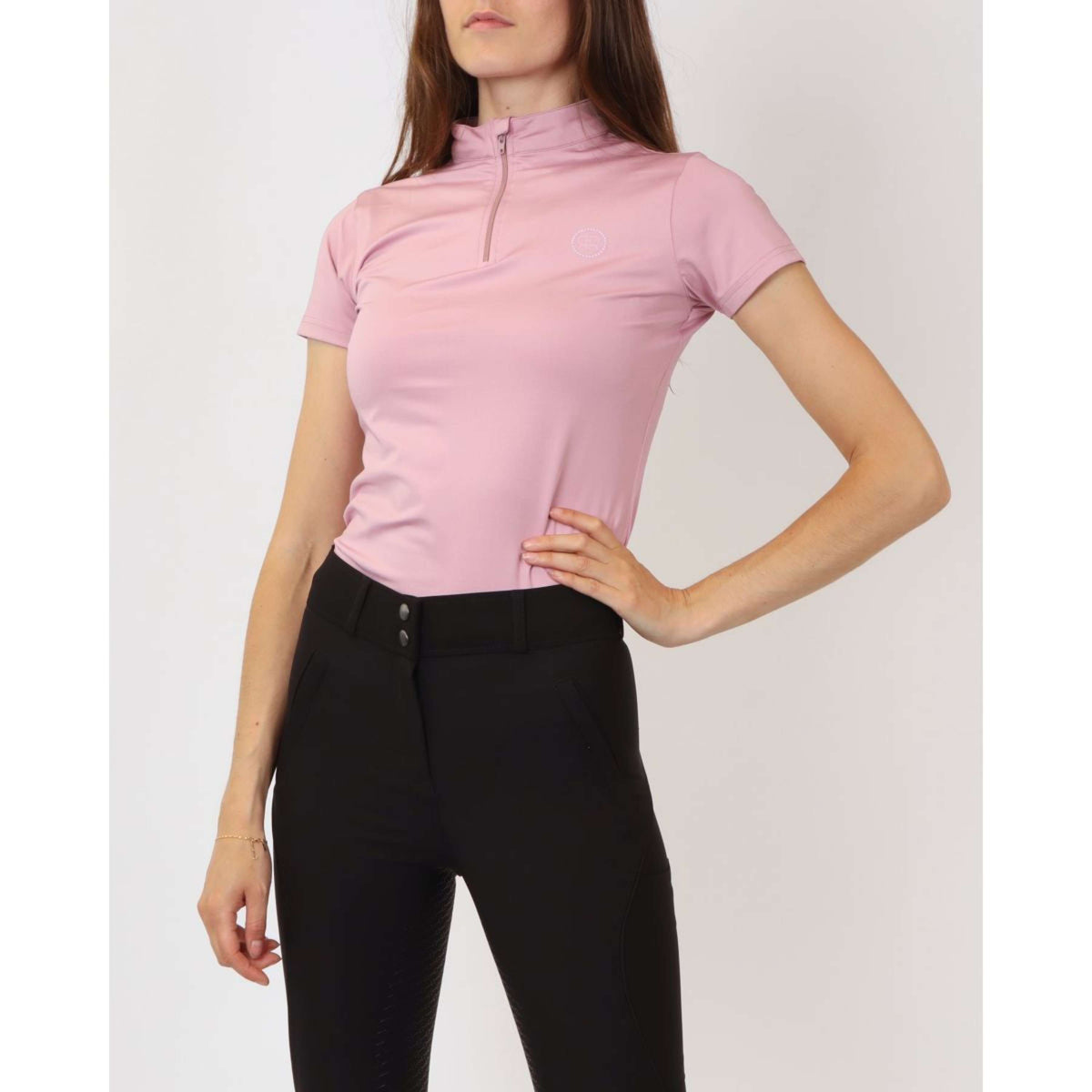 Rebel Workout Shirt Tone In Tone Pink