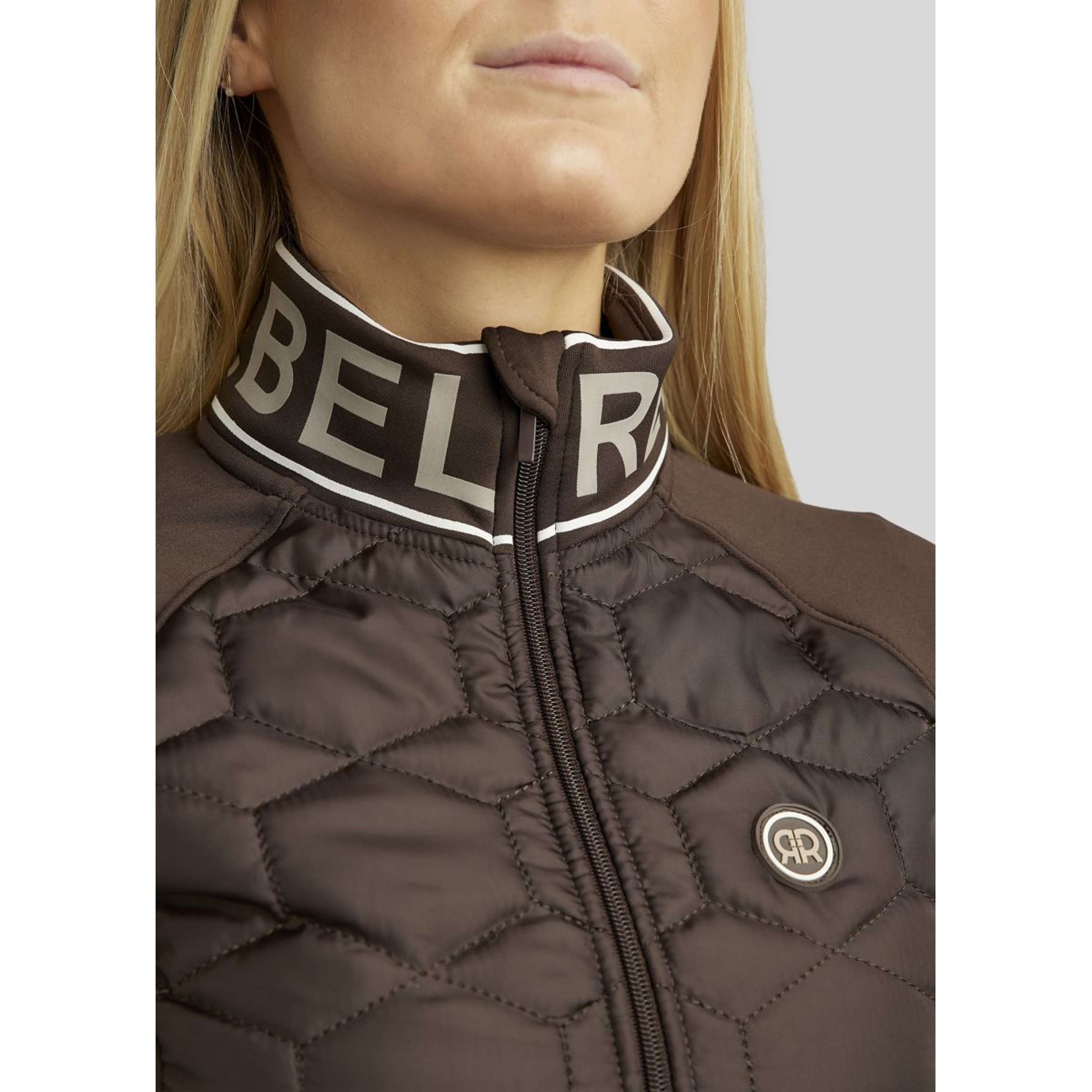 Rebel Jacket Logo Printed Hybrid Brown