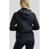 Rebel Hoodie Quarter Zip Logo Navy