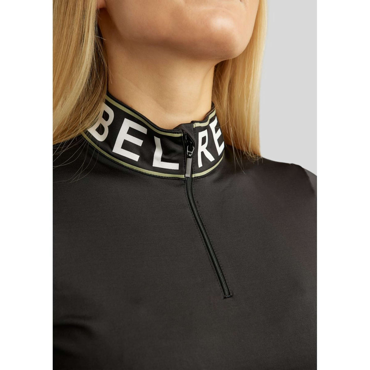 Rebel Shirt Baselayer Logo Collar Black