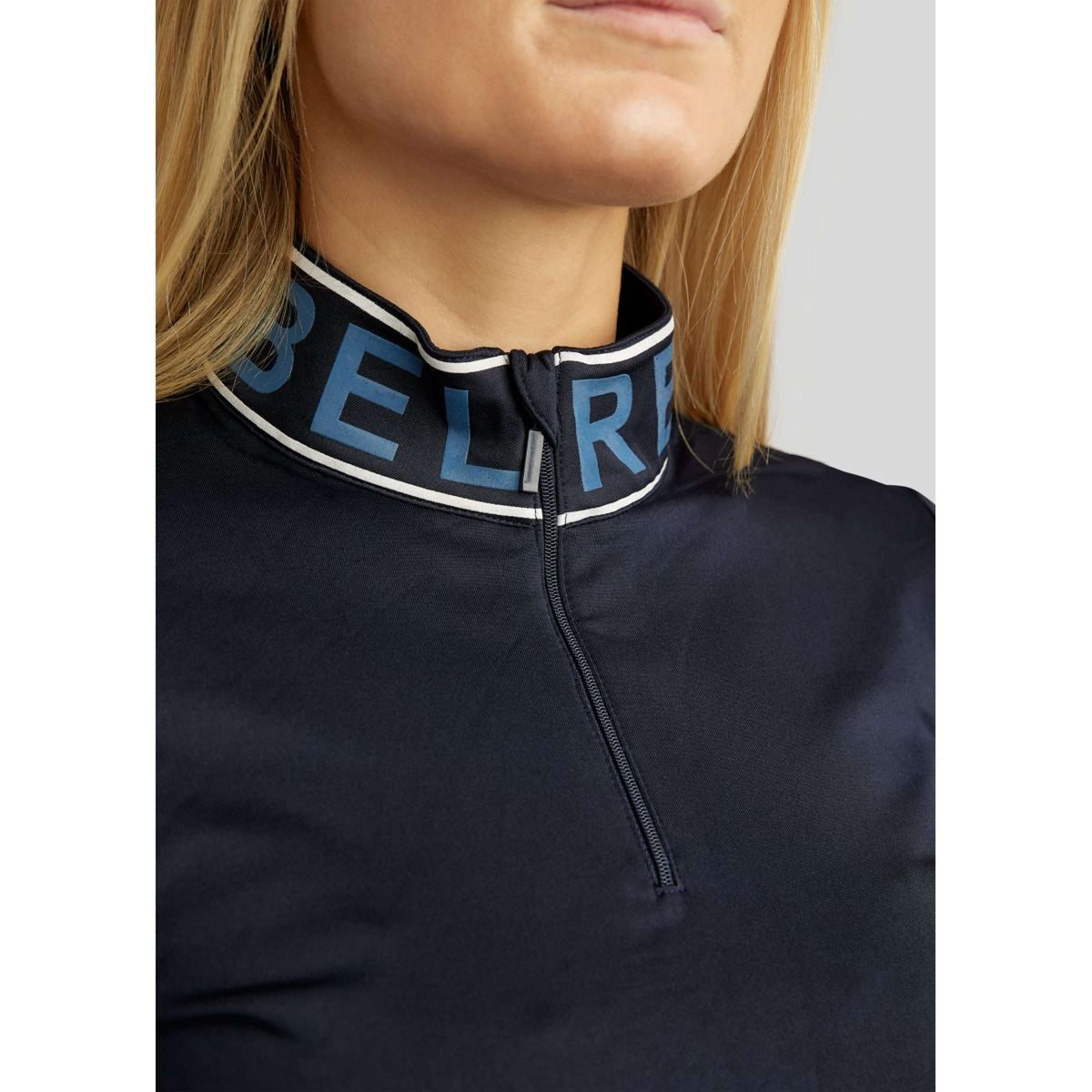 Rebel Shirt Baselayer Logo Collar Navy