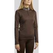 Rebel Shirt Baselayer Logo Collar Brown