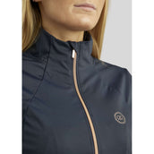 Rebel Jacket Softshell Rosegold Crystals Navy