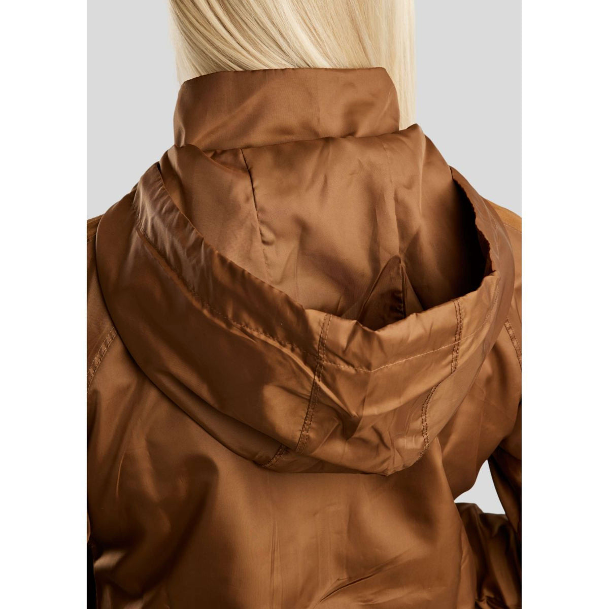 Rebel Jacket Foilprinted Logo Toffee