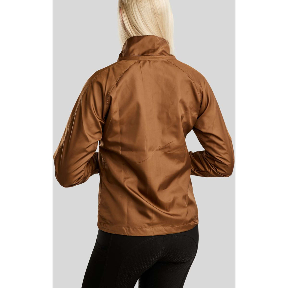 Rebel Jacket Foilprinted Logo Toffee