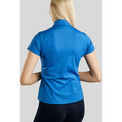 Rebel T-Shirt Tone in Tone Crystals Strong Blue