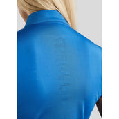 Rebel T-Shirt Tone in Tone Crystals Strong Blue