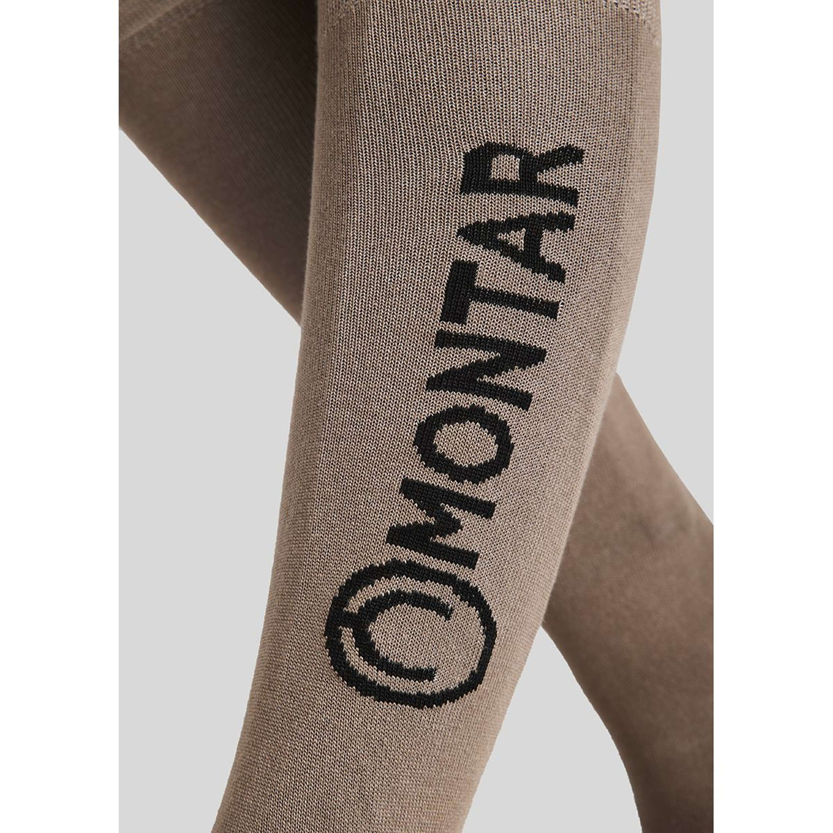 Montar Riding Socks Logo Latte