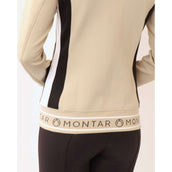 Montar Zip-Hoodie Alia Viv Logotape Beige