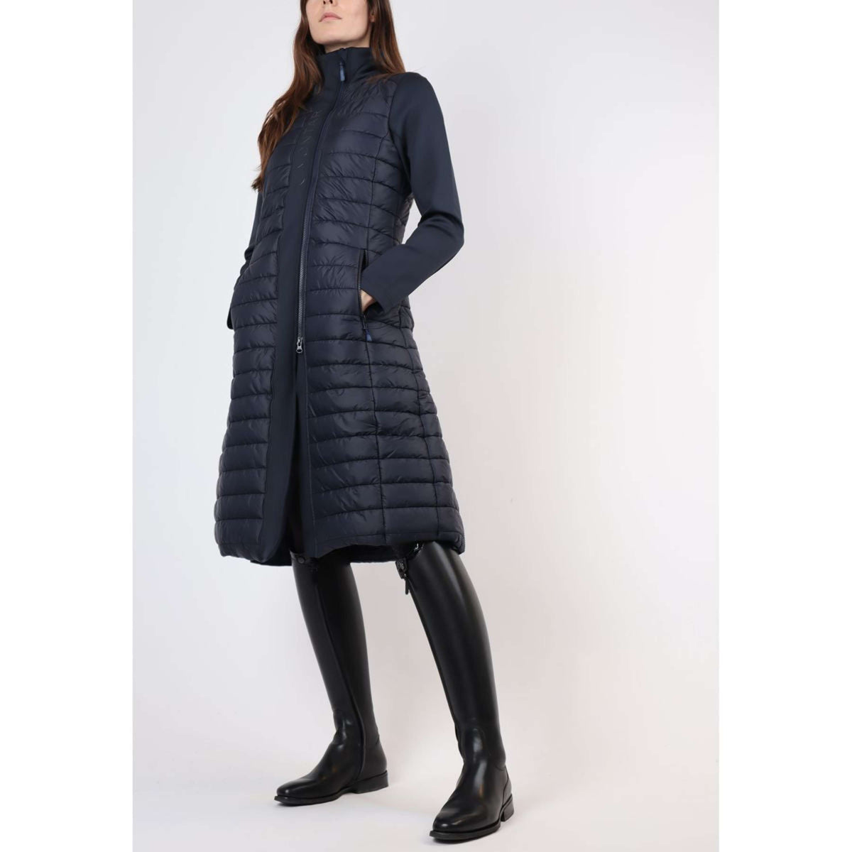 Montar Jacket Emma Hybrid Long Navy