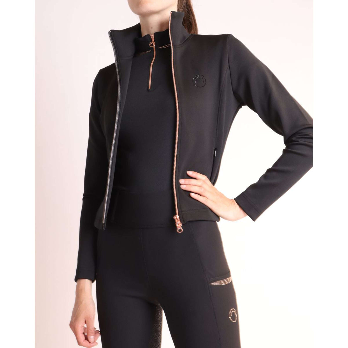 Montar Zip-Hoodie MoTina Black