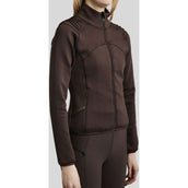 Montar Jacket MoPaige Pintucks Crystals Brown