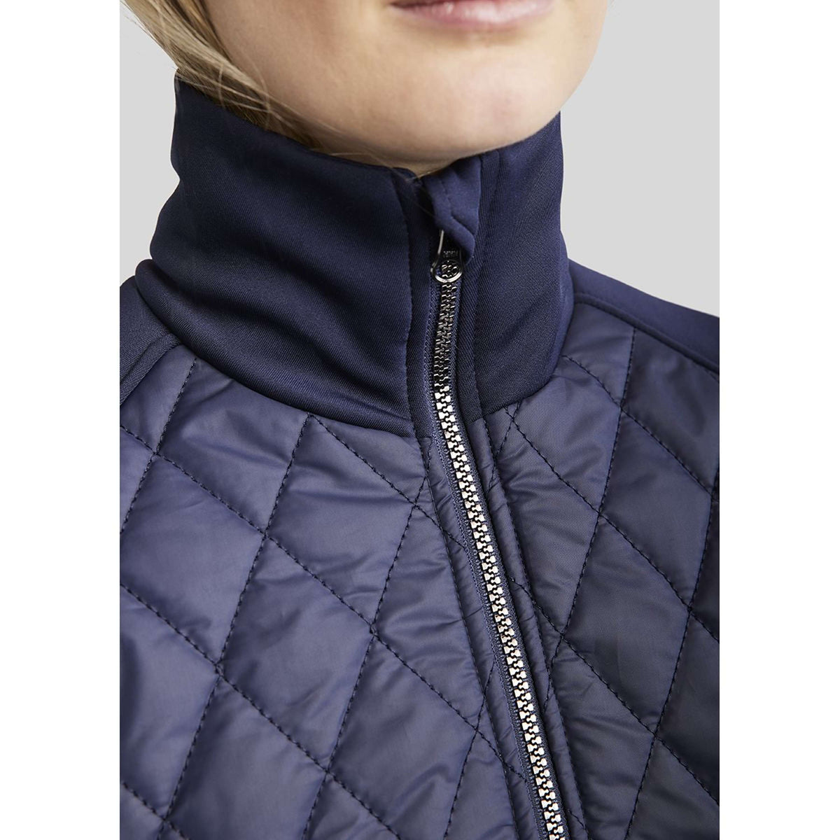 Montar Jacket MoQuinn Quilted Long Dark Navy