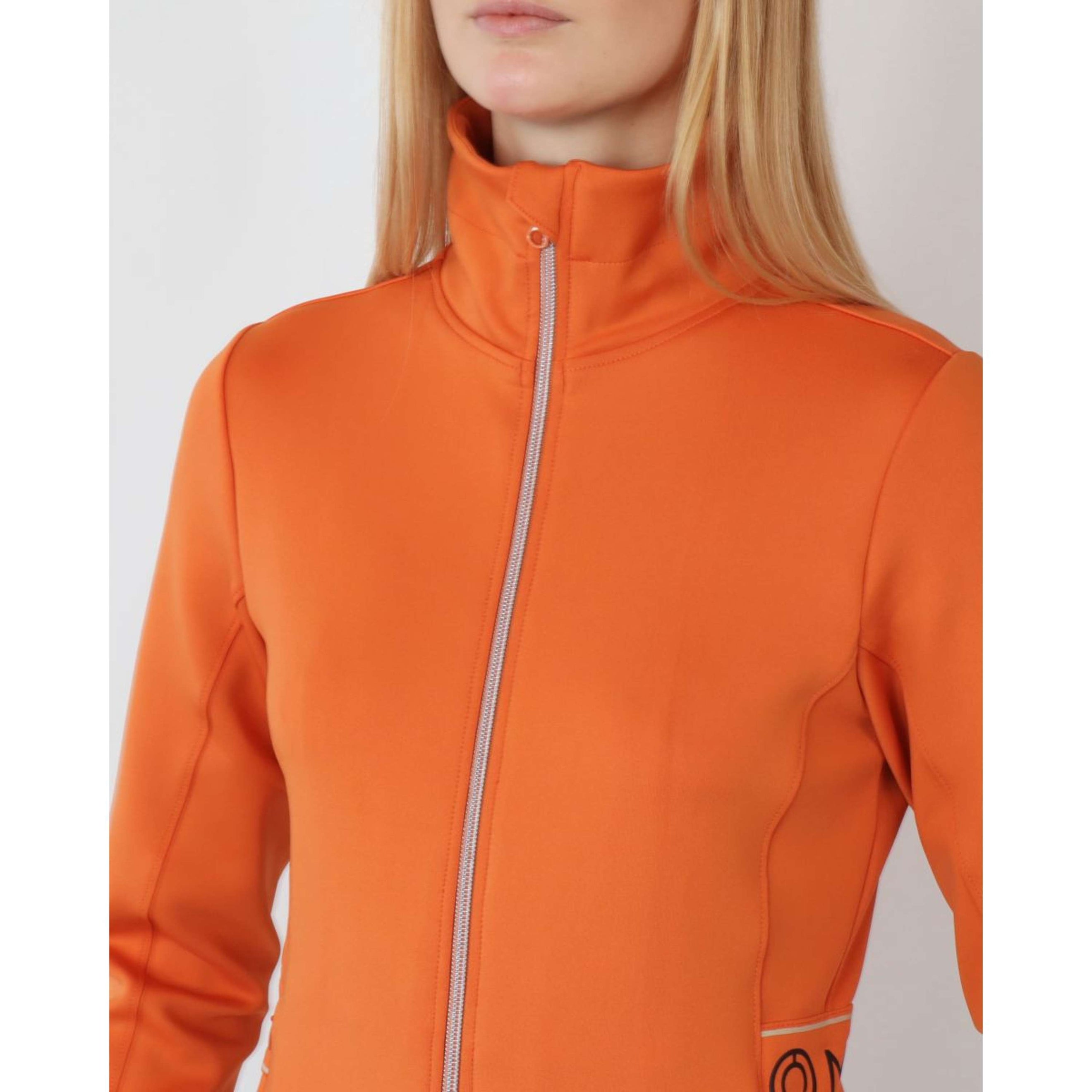 Montar Zip-Hoodie MoKirsty Burnt Orange