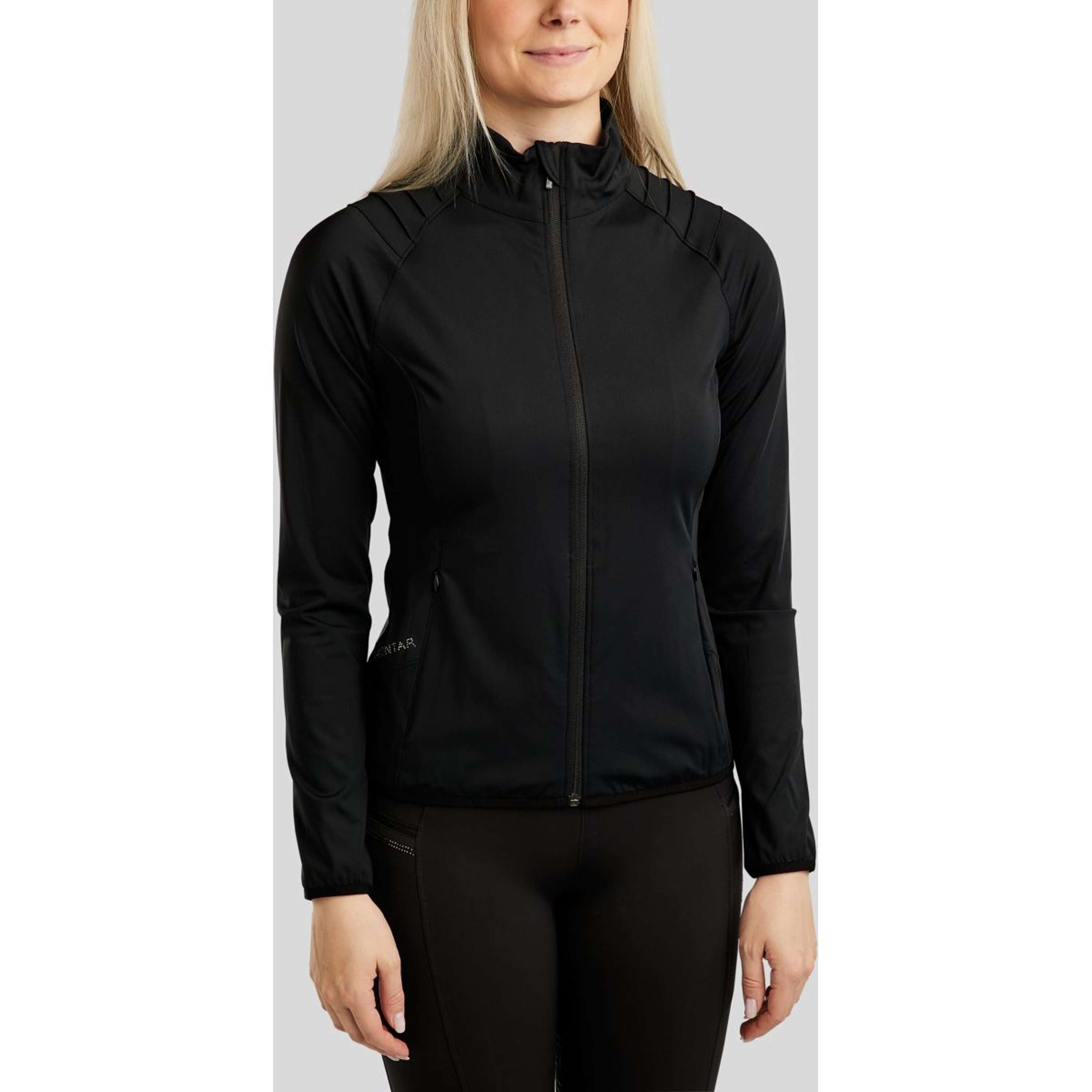 Montar Jacket MoPearl Pintuck Gun Metal Crystals Black