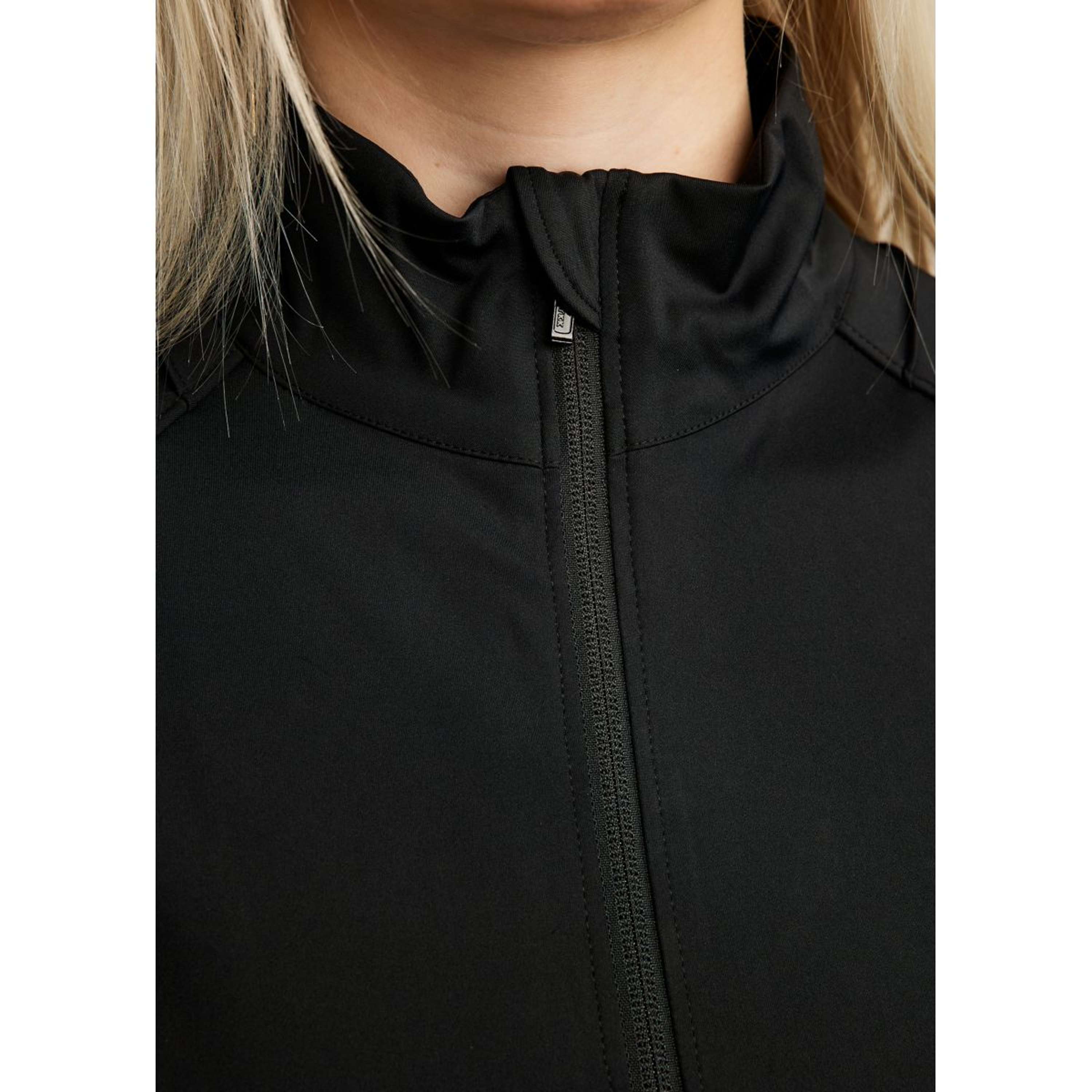 Montar Jacket MoPearl Pintuck Gun Metal Crystals Black