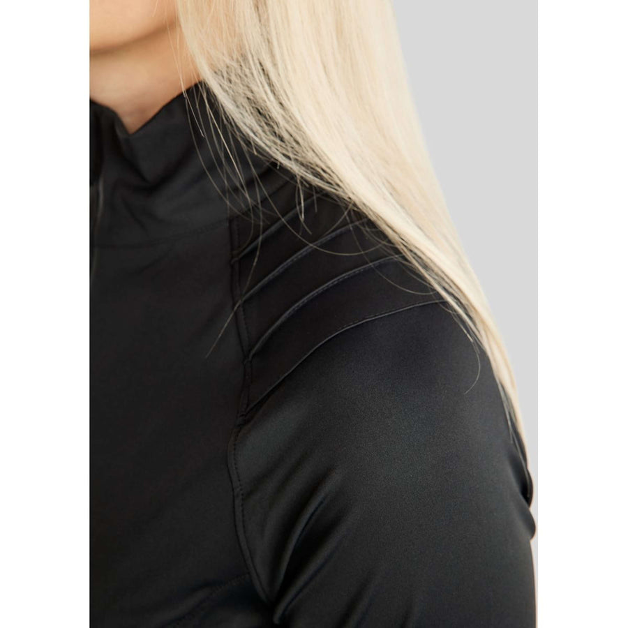 Montar Jacket MoPearl Pintuck Gun Metal Crystals Black