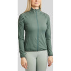 Montar Jacket MoPearl Pintuck Gun Metal Crystals Jade