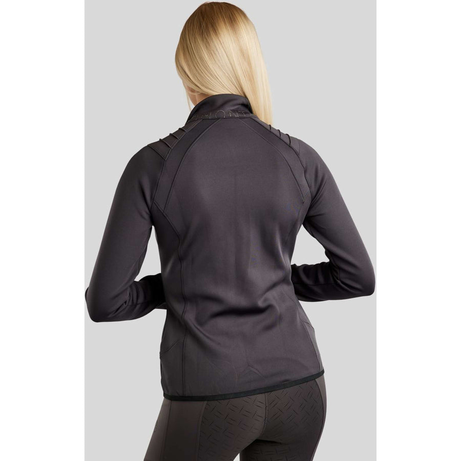 Montar Jacket MoPearl Pintuck Gun Metal Crystals Slate Grey