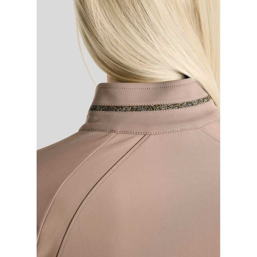 Montar Zip-Hoodie MoVeronica Golden Quartz Crystal Nougat Brown