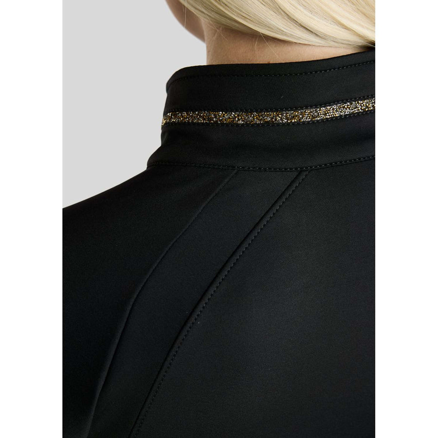 Montar Zip-Hoodie MoVeronica Golden Quartz Crystal Black