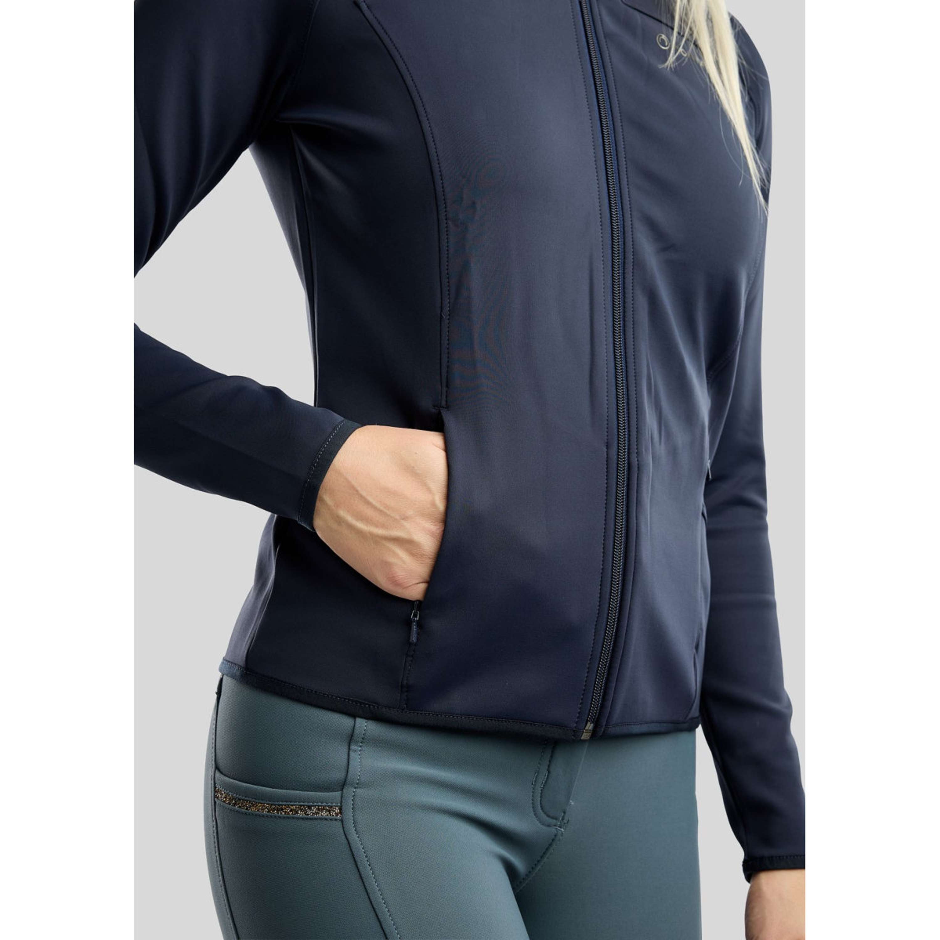 Montar Zip-Hoodie MoVeronica Golden Quartz Crystal Navy