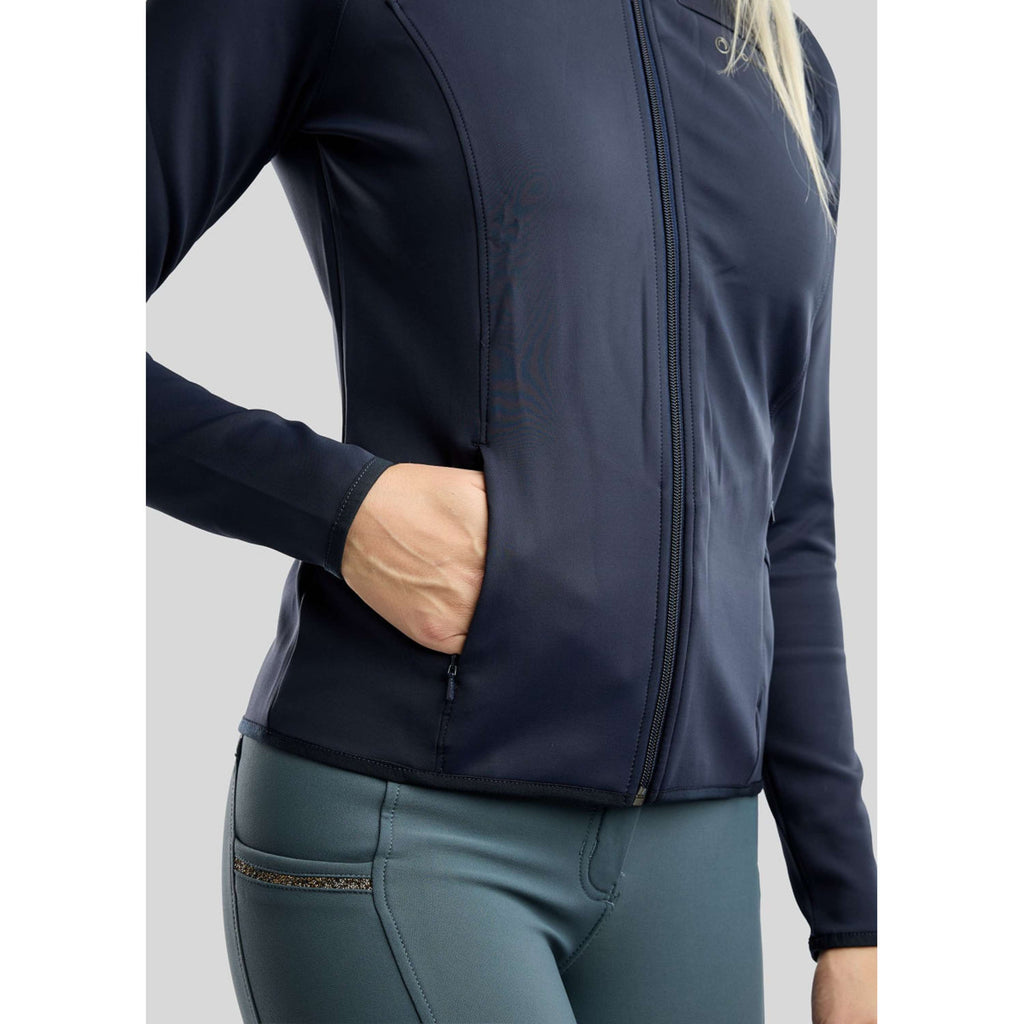 Montar Zip-Hoodie MoVeronica Golden Quartz Crystal Navy