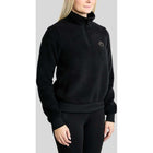 Montar Sweater MoEbba Q-Zip Teddy Pile Golden Quartz Black