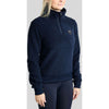 Montar Sweater MoEbba Q-Zip Teddy Pile Golden Quartz Navy