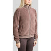 Montar Zip-Hoodie MoEbba Teddy Pile Golden Quartz Nougat Brown