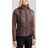 Montar Jacket MoEverline Hybrid Detachable Hood Golden Quartz Crystals Black Peony
