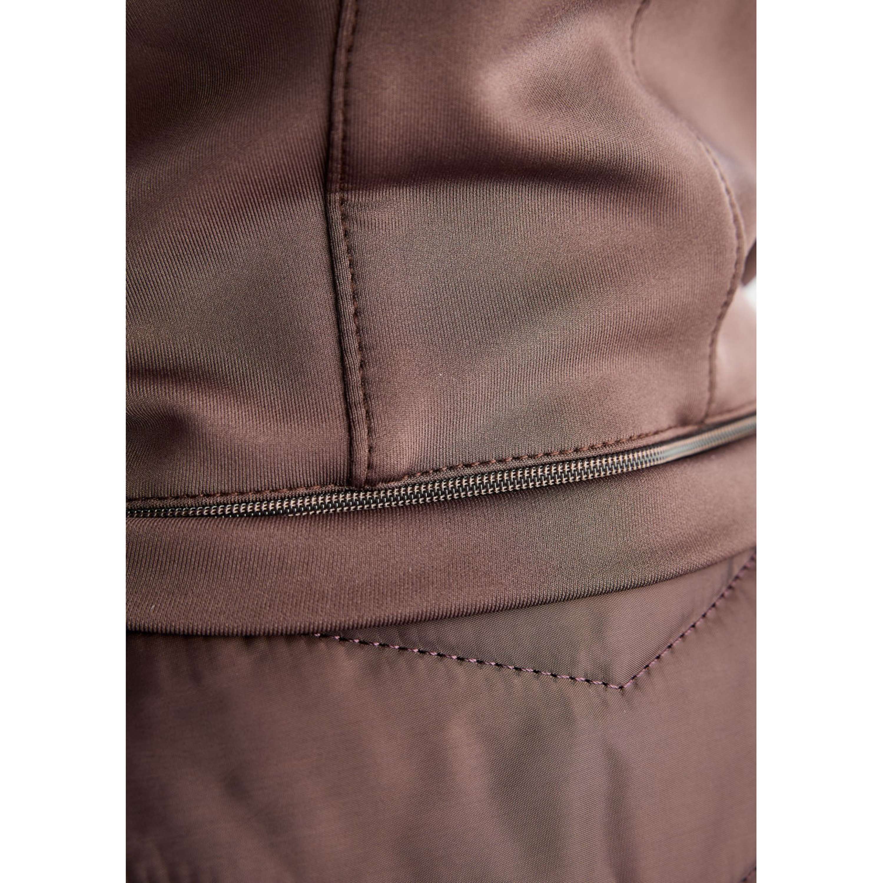 Montar Jacket MoEverline Hybrid Detachable Hood Golden Quartz Crystals Black Peony