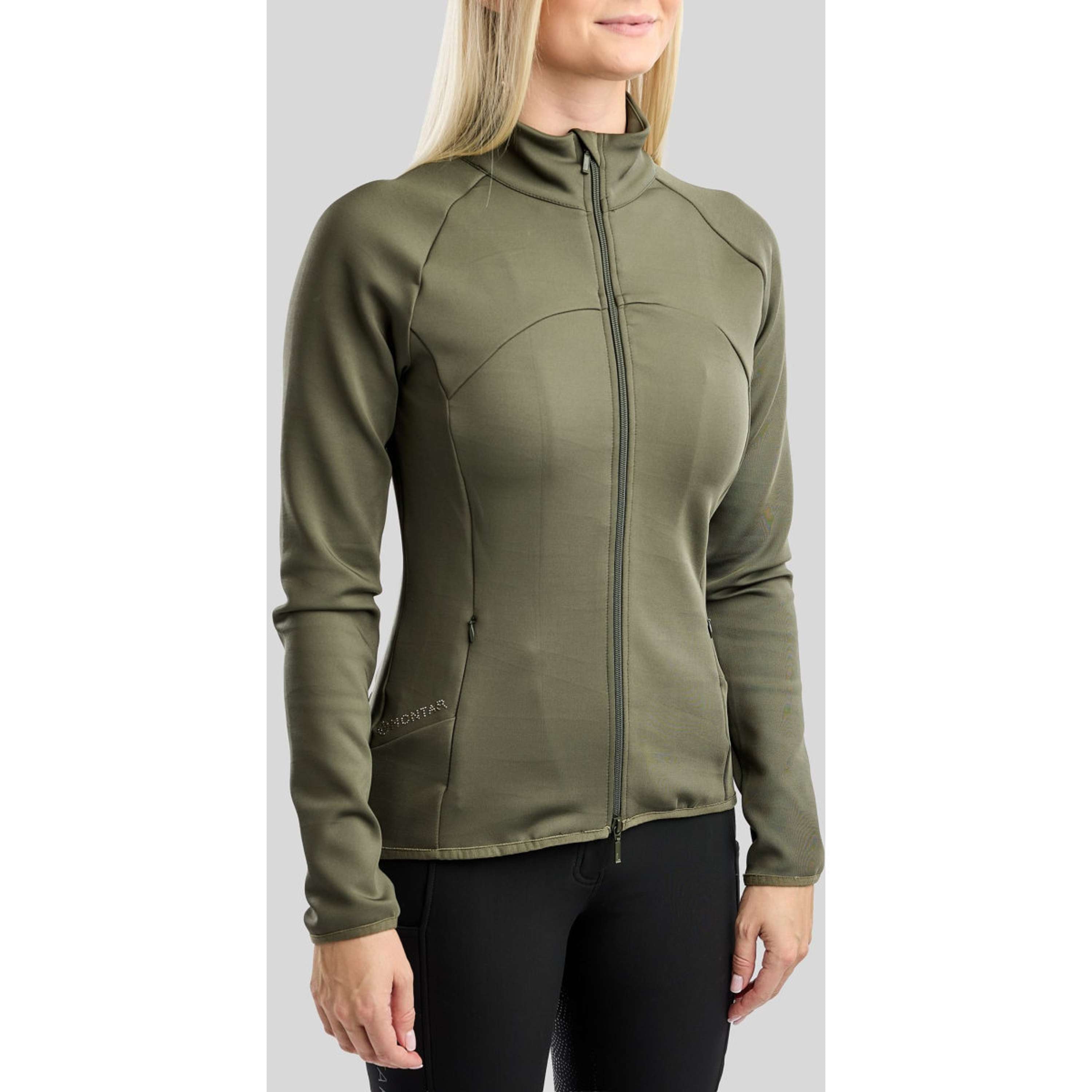 Montar Jacket MoEverline Golden Quartz Crystals High Collar Forest Green
