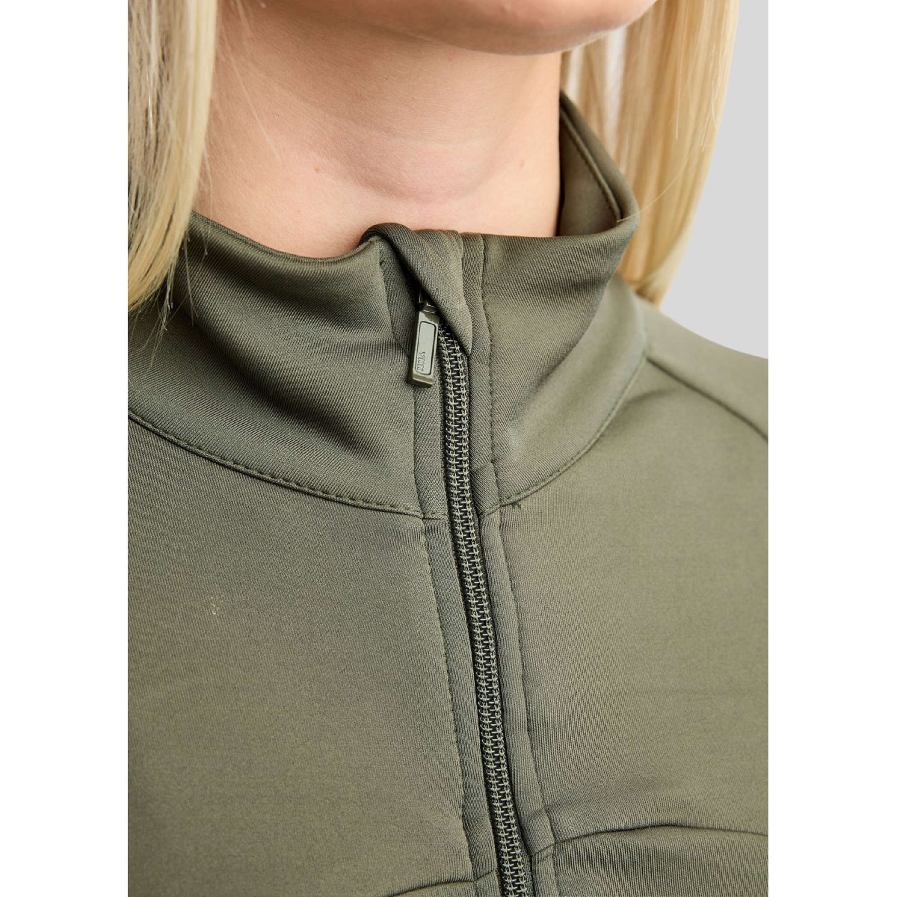 Montar Jacket MoEverline Golden Quartz Crystals High Collar Forest Green