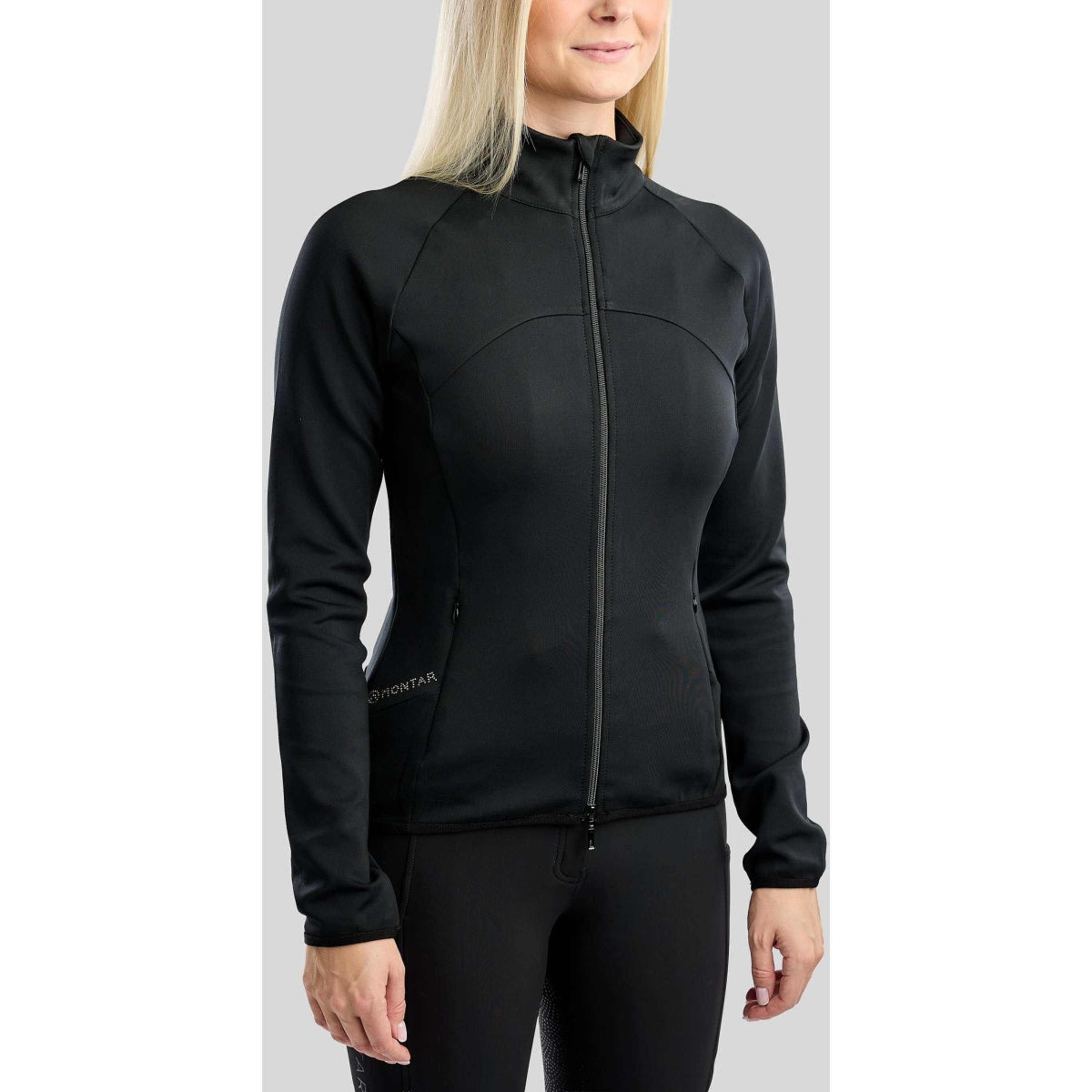 Montar Jacket MoEverline Golden Quartz Crystals High Collar Black