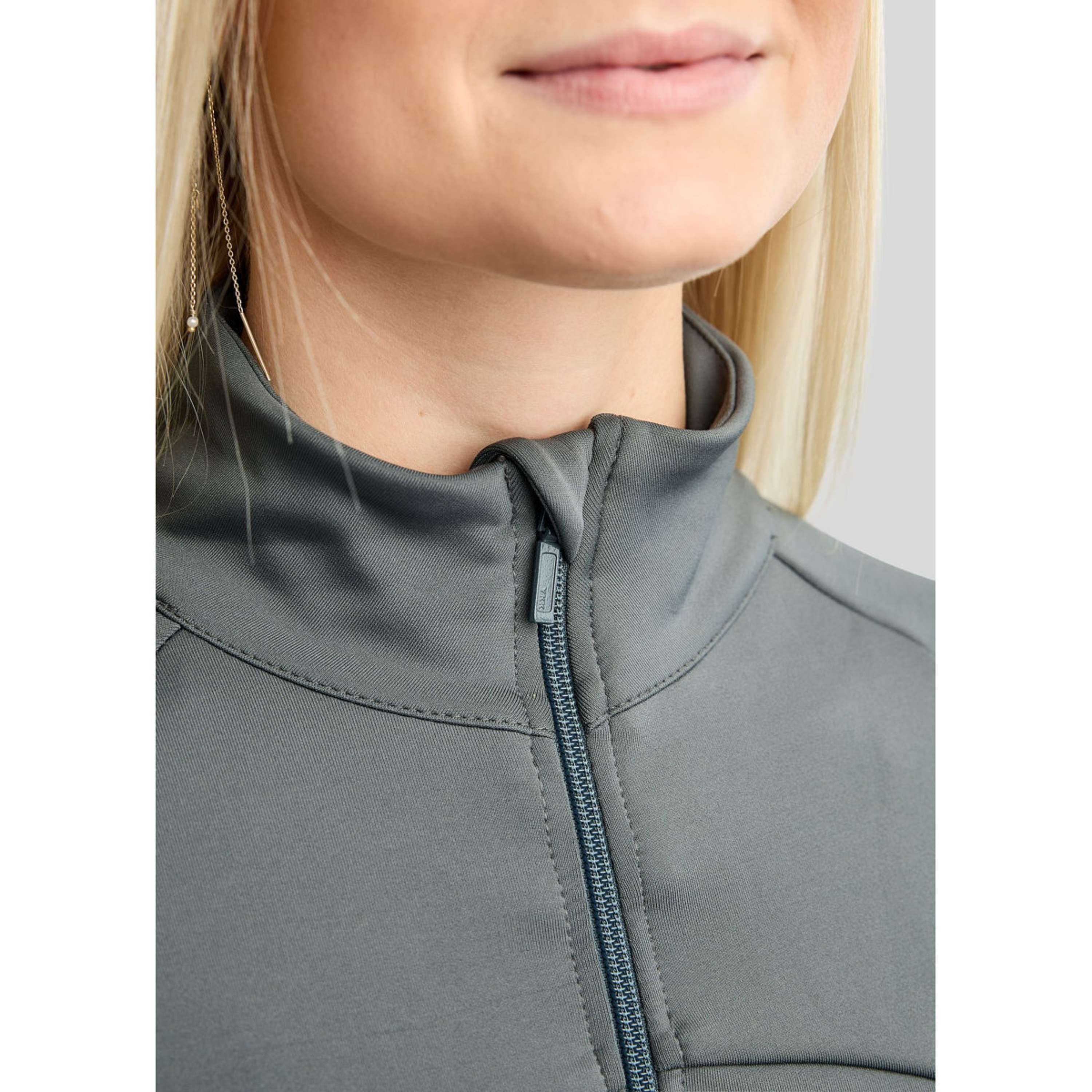 Montar Jacket MoEverline Golden Quartz Crystals High Collar Dark Slate