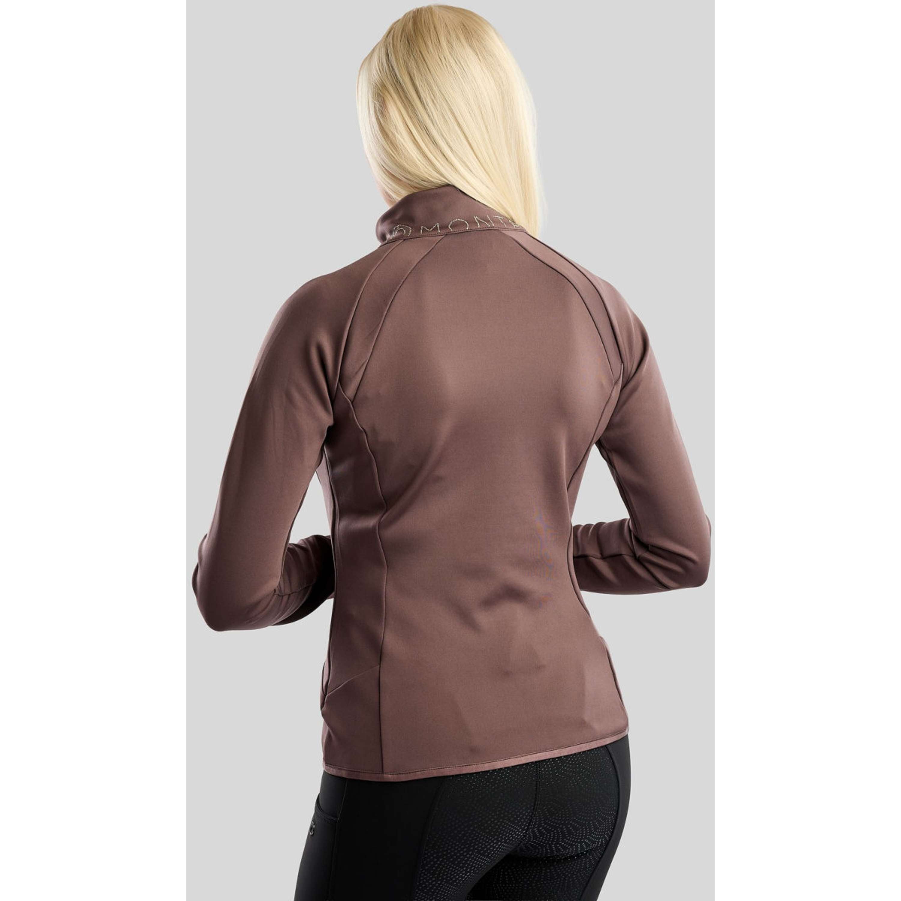 Montar Jacket MoEverline Golden Quartz Crystals High Collar Black Peony